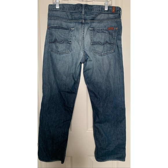7 For All Mankind Slouchy Straight Leg Jeans Women’s Size 33 - Picture 2 of 8